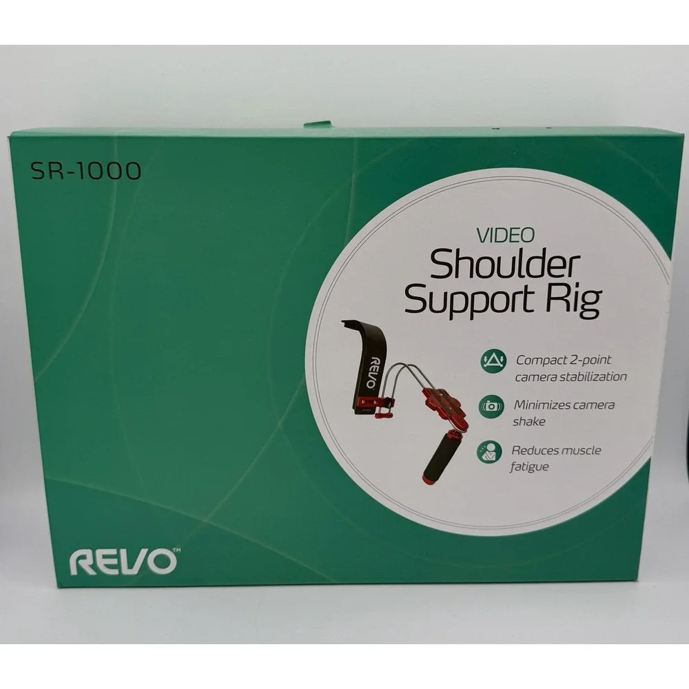 Revo SR-1000 Video Shoulder Support Rig Red NEW
